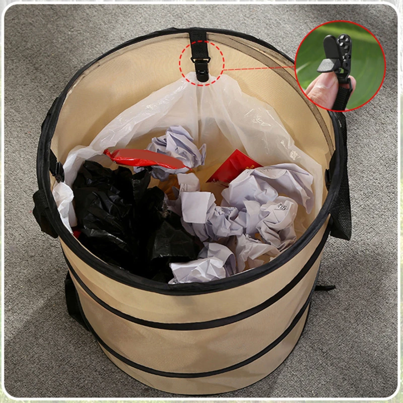 Garden Trash Can Folding Oxford Cloth Large Capacity Weed Bags