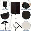 Waterproof & UV-Protected Outdoor Speaker Cover - Dustproof Polyester, Black, Ideal for Live Sound & Lighting Equipment 3