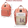 LEQUEEN Baby Diaper Backpack Mommy Maternity Bag Waterproof Outdoor Travel Nappy Bags for Mom Baby Nursing Backpacks 6