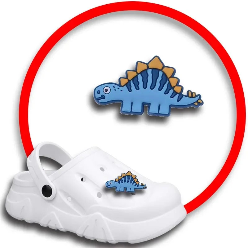

Комплект булавок для Crocs, шармы, аксессуары для обуви, украшение динозавра, джинсы, женские сандалии, пряжка, Детские сувениры, мужские значки, подарок для мальчиков и девочек