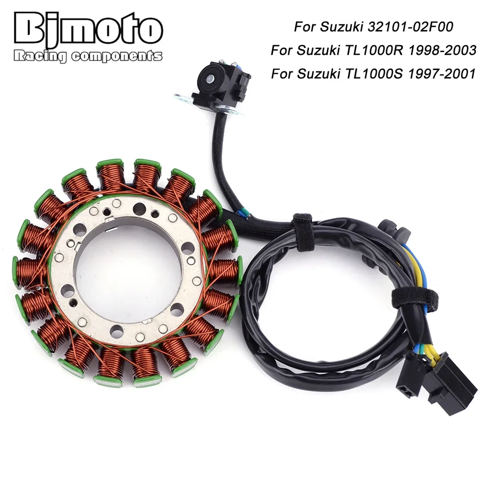

Motorcycle Generator Stator Coil For Suzuki 3210102F00 TL1000R TL 1000R 1998 1999 2000 2001 2002 2003 TL1000S TL 1000S 1997-2001