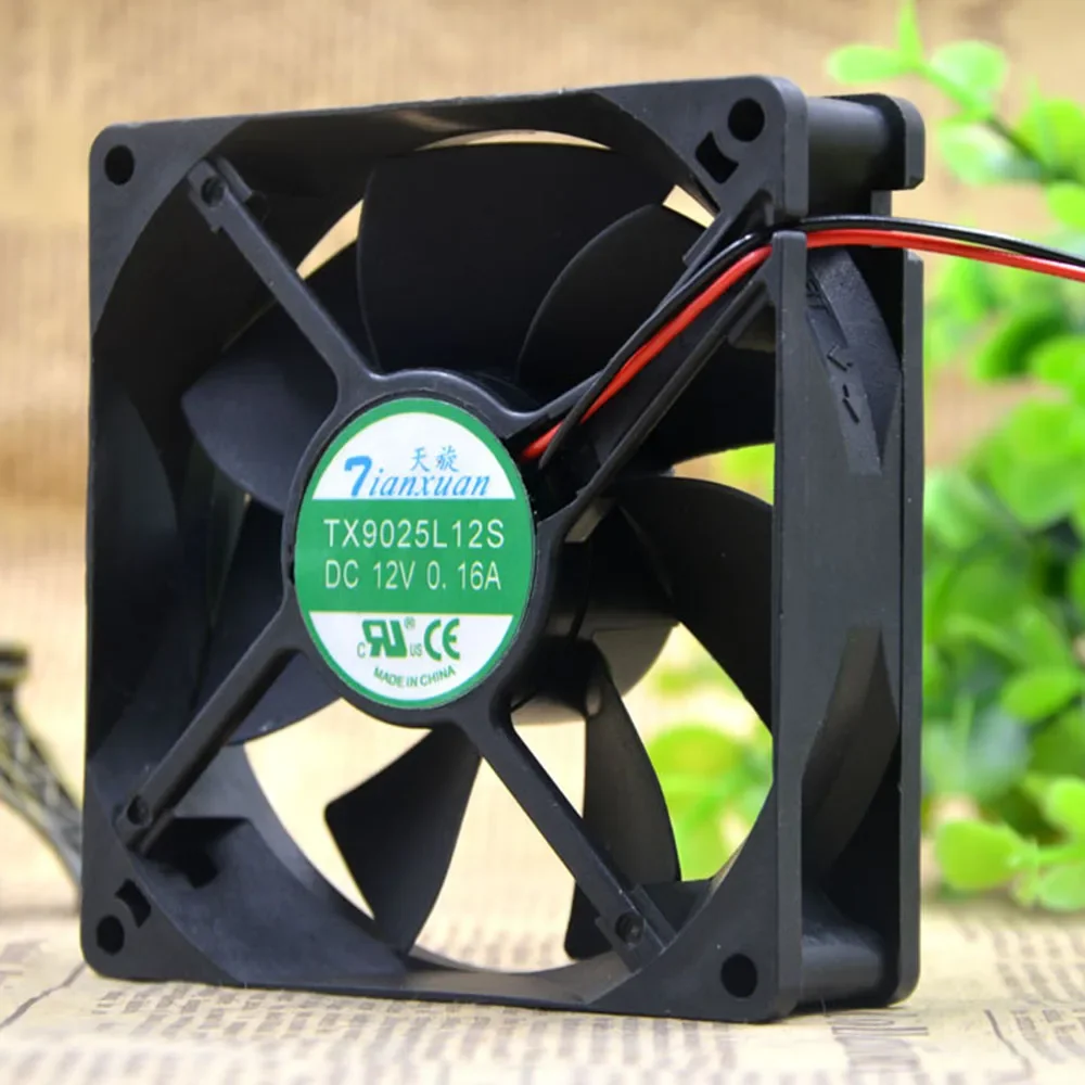 Computer Case Cooling Fan TX9025L12S 9cm 90mm DC 12V 0.16A 90*90*25 mm axial
