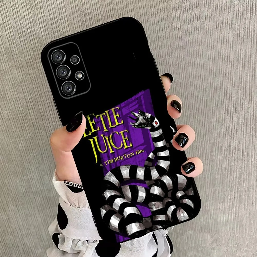 thumbnail image 1 of B- Beetlejuices 2 Phone Case For Samsung Galaxy A20,A21s,A22,A31,A32,A52,A53,A72,73,A80,A91 Soft Black Cover, 1 of 5