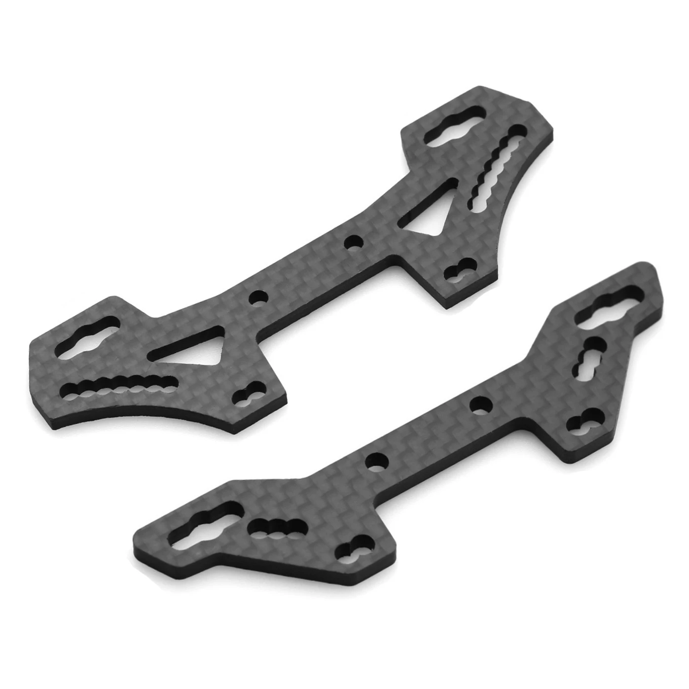 Carbon Fiber Front and Rear Shock Tower Plate for Tamiya TT02 TT 02 1/