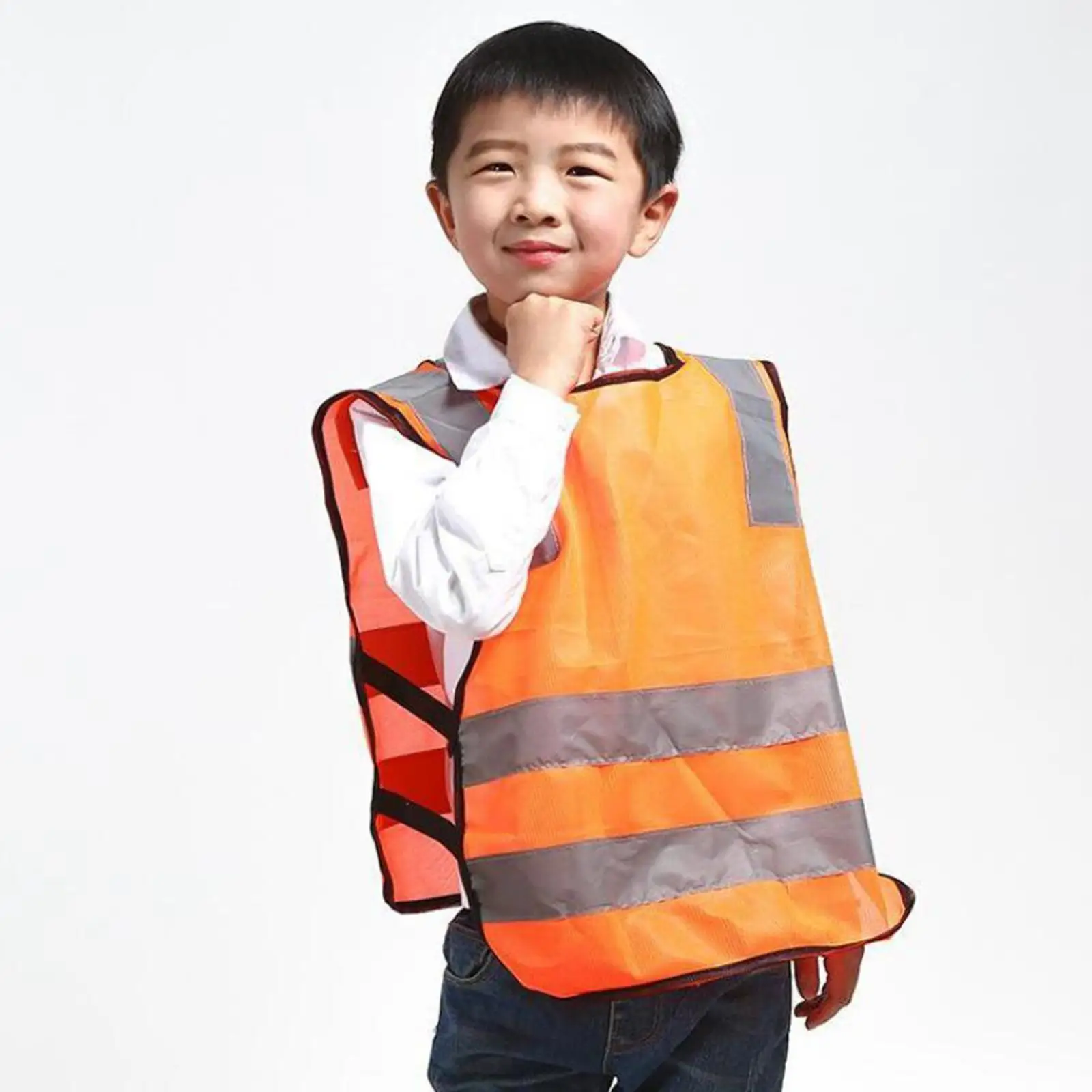 1pc Child Reflective Vest Students Traffic Work Hygiene Clothing reflective safety vest