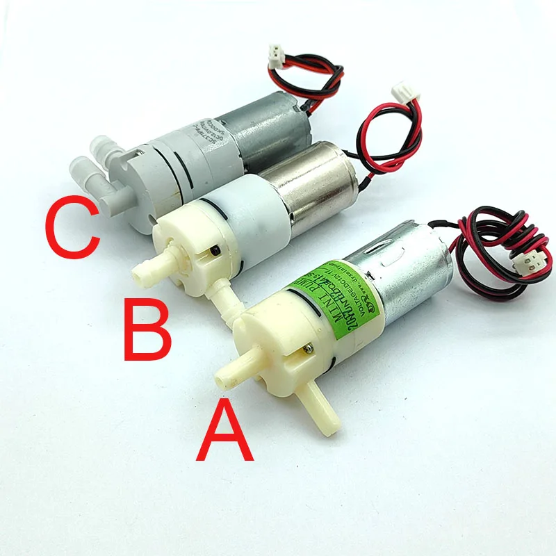 ขนาดเล็ก 370 ปั๊มน้ําขนาดใหญ่กระแสเงินสด DC12V ไดอะแฟรมปั๊มน้ําของเหลวปั๊ม Self-priming DIY Dispenser ชาตารางสูบน้ําสําหรับดื่ม 1