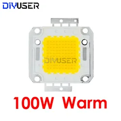 High Power White/Warm White LED Chip Lamp Beads - Various Wattages Available (100W Warm White)