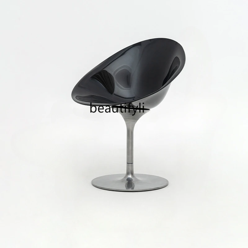 

Leisure Creative Swivel Chair Transparent Acrylic Nordic Coffee Shop Dining Chair Conference Chair