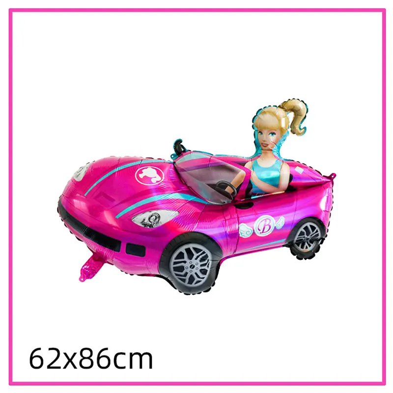 thumbnail image 1 of Decoración para fiesta de cumpleaños de Barbie de Disney, servilletas de papel, vasos, platos, manteles, globos de princesas para niñas, suministros para baby shower, 1 of 5