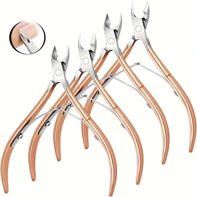1Piece Cuticle Nipper Premium Stainless Steel Cuticle Trimmer for Manicure & Pedicure at Home/Spa/Salon