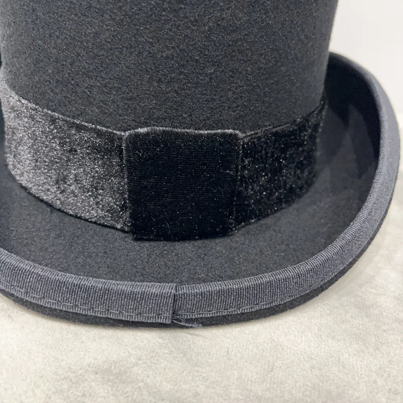British wind in Europe and the gentleman cap stage performance top hat retro fashion and personality President hat cap 3 British wind in Europe and the gentleman cap stage performance top hat retro fashion and personality President hat cap 3