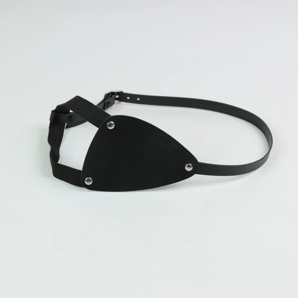 1PC Pirate Eye Patch Versorgung Kreative Dekoration Zubehör Vintage Requisiten PU Kapitän, Cosplay Requisiten Zubehör – Detail 6