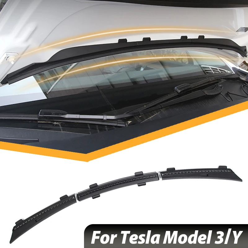 Haube Wasser Streifen Für Tesla Modell 3 Y Vorderen Chassis