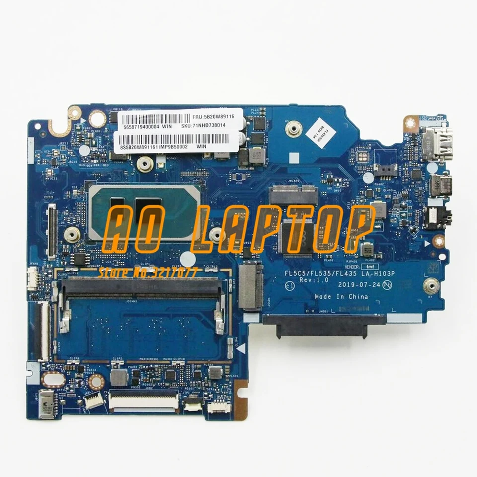 For Lenovo IdeaPad S340-15IIL Laptop PC Motherboard Intel
