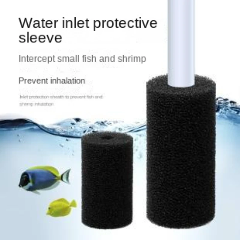 5Pcs Aquarium Sponge Filter Protector Cover for Fish Tank Inlet Pond