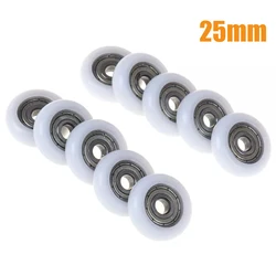 Premium 10-Piece Shower Door Roller Wheel Set (25mm)