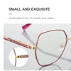 VICKY Fashion Women Cat Eye Myopia Prescription Glasses Hyperopia Reading Anti Blue Light Metal Optical Eyeglasses Frame PFD3076 5