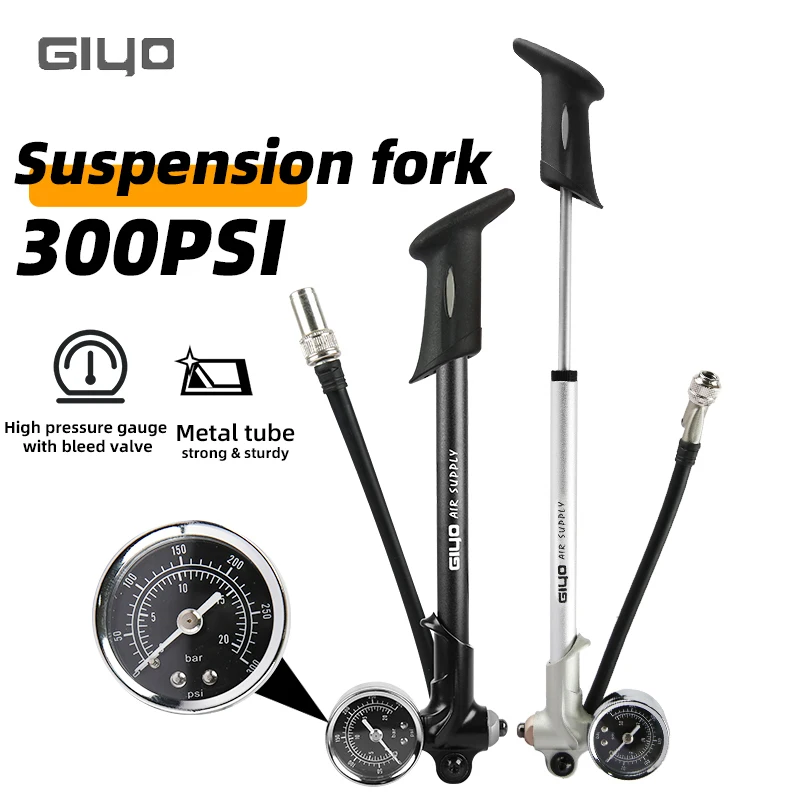 Mountain Bike GIYO High Pressure 300 PSI Max Fork Rear