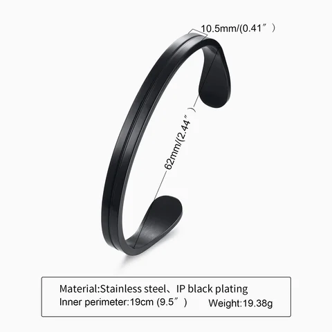 TWISTED C BANGLE WITH SMALL WRIST MOBIUS BRACELET ANTIQUE SILVER COLOR STACKING CUFF BANGLE STAINLESS STEEL UNISEX JEWELRY