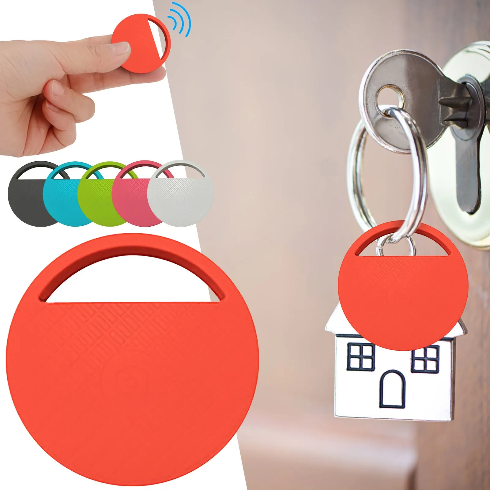 

Portable Mini Cat Dog Pet Tracking Locator Anti-Lost Hidden Gps Tracking Device For Child Bluetooth 4.0 Mobile Key Finder Device
