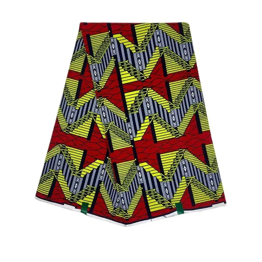 Ghana wax fabric Holland real wax 100% cotton high quality African wax Ankara fabric for clothes 6 yards