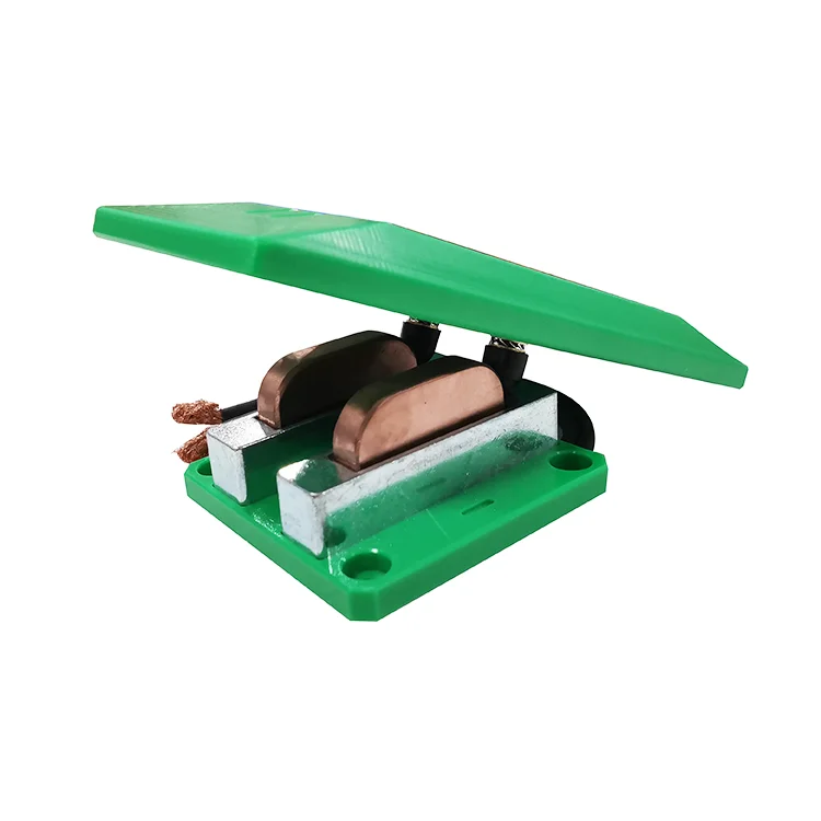 

TZBOT 50A Charging Pad And Board For Warehouse AGV Copper Carbon Alloy 2 Poles Charging Set
