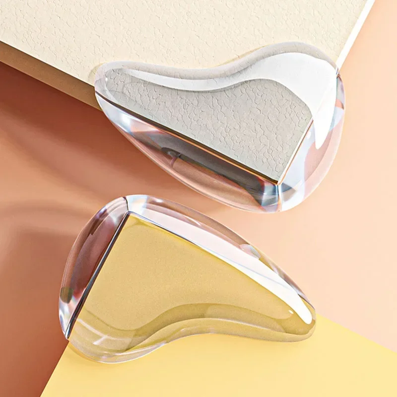 Silicone Table Corner Protector Transparent Safety Table Edges Corner Cover Protector Security Protection Children Baby Furniture Guards 2pcs/set