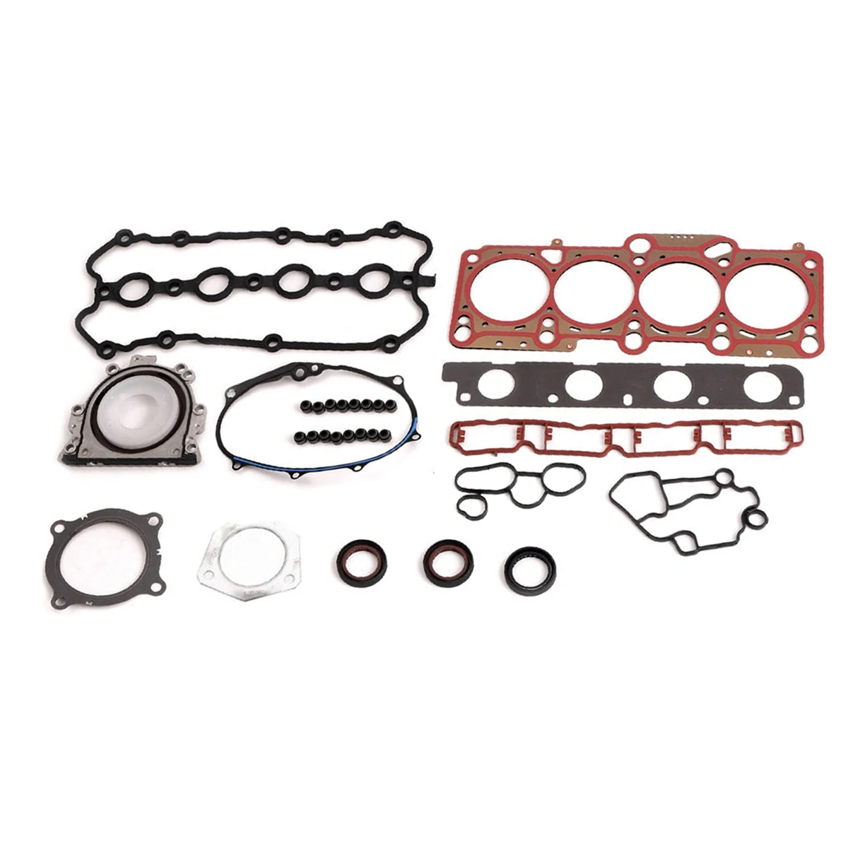

1 Set 06F103383G Engine Gasket Oil Seals Kits 06F 103 483 D for VW GLI GTI R Passat AUDI A3 A4 Cylinder Valve