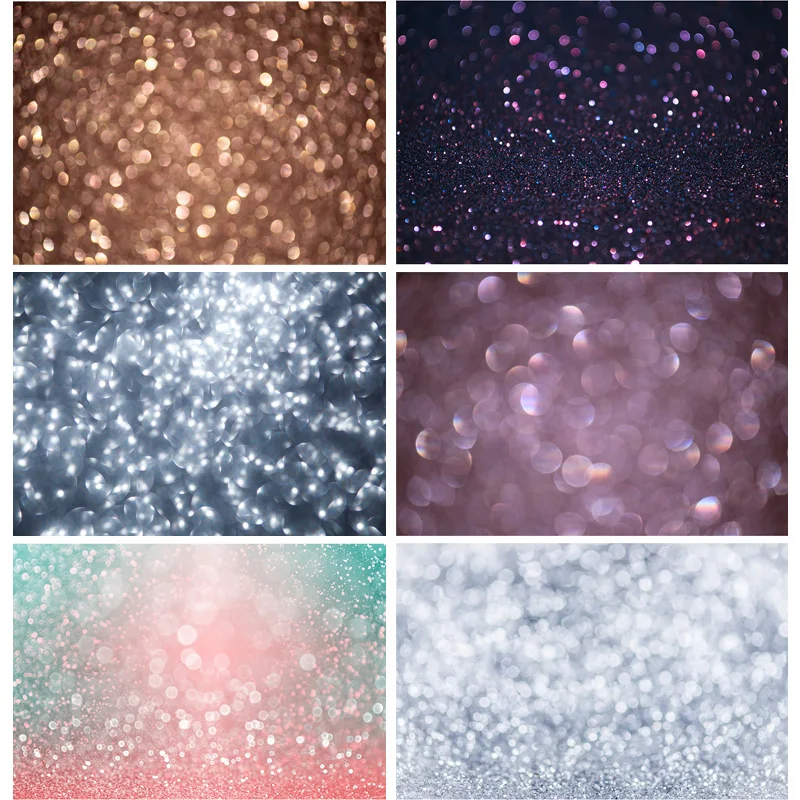 

Photorealistic Fabric Bokeh Photography Backdrops Glitter Facula Light Spot Photo Background Studio Photocalls Props TTU-43