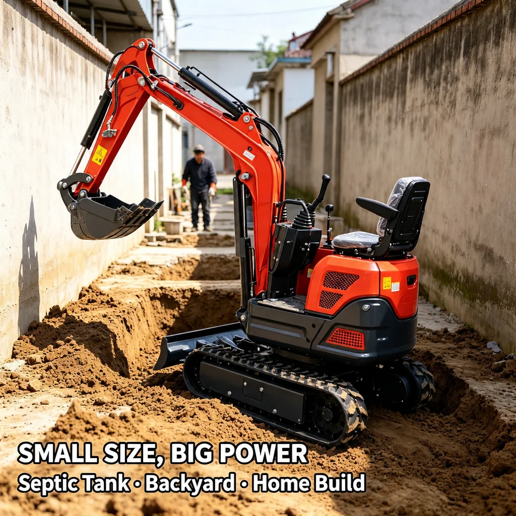 Zuverlässiger, robust verstärkter Mulcher für professionelle Forstarbeiten mit Baggern