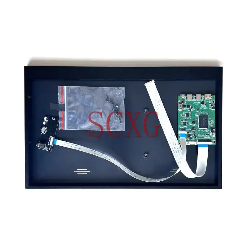 

For B156XW04 B156XTN07 2 TYPE-C 30 Pin EDP Modified Kit Metal Case+Driver Controller Board 15.6" HDMI-Mini USB Micro 1366*768