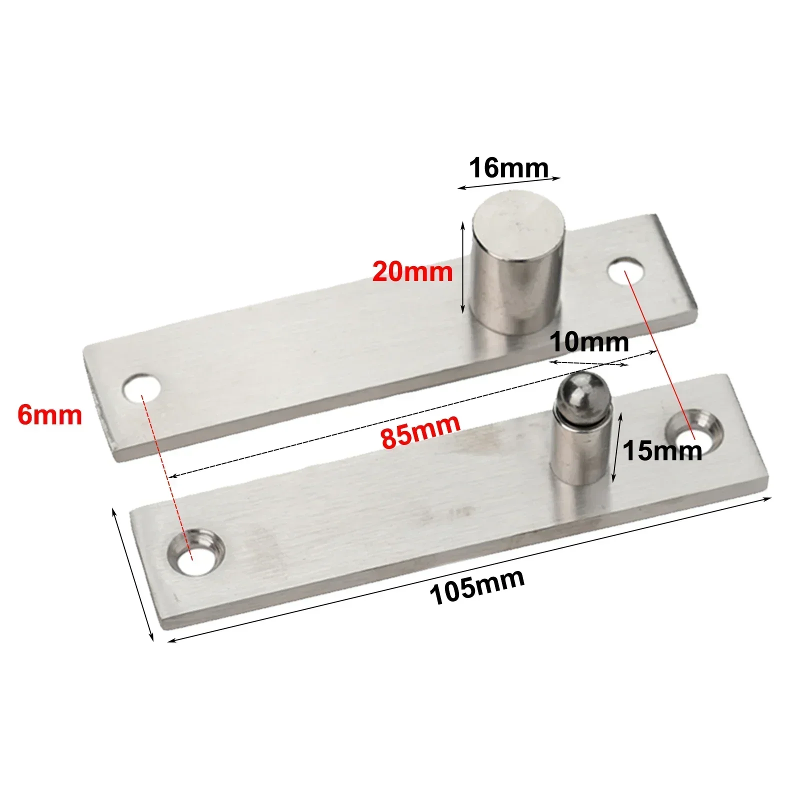 Bisagras pivotantes de acero inoxidable resistentes 360 ° Bisagras  giratorias para librería, bisagras pivotantes para eje de puerta secreta,  herrajes para muebles - AliExpress, image size:1600x1600