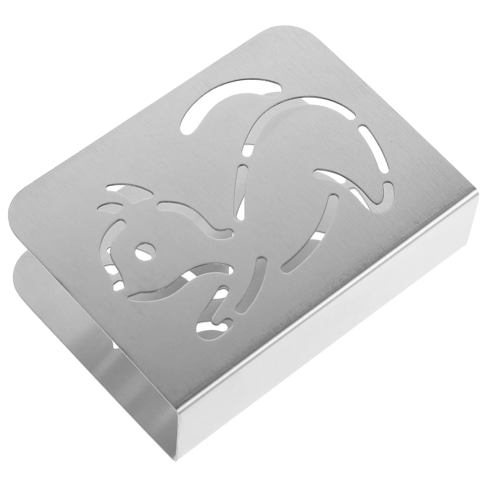 

Napkin Holder Upright Stand Adornment Metal Decor Fine Freestanding Holders Stainless Steel Tissue Storage Rack Decorative