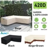 L Shape Corner Outdoor Sofa Cover Waterproof Rattan Corner Furniture Cover V Shape Sofa Table Chair Protective Dust Covers 1