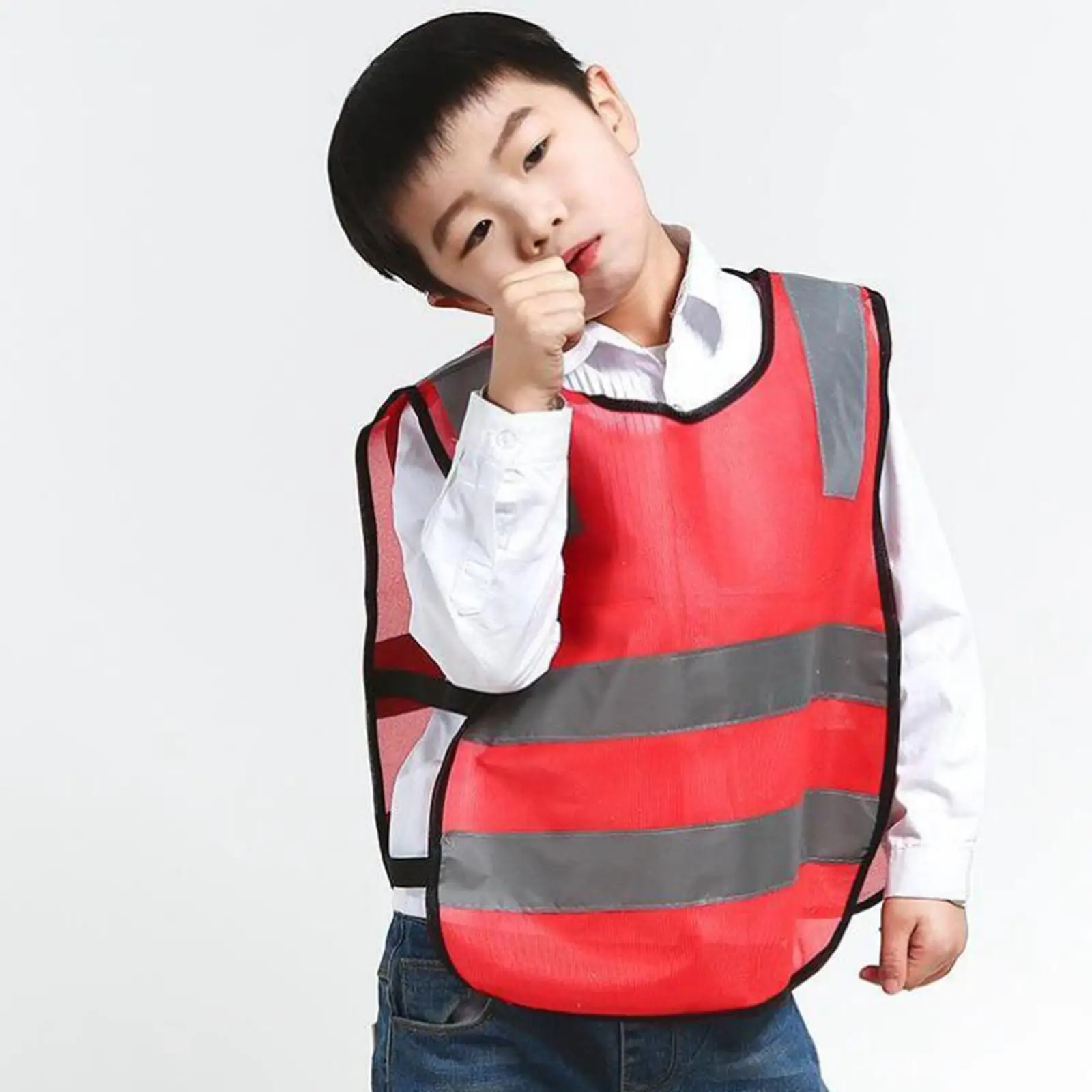 1pc Child Reflective Vest Students Traffic Work Hygiene Clothing reflective safety vest