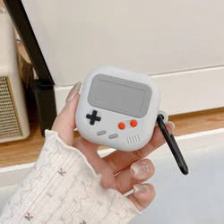 Retro Circular Game Watch Silicone Earphone Case Cover for Buds 4 or Buds 4 Pro (YXJ)