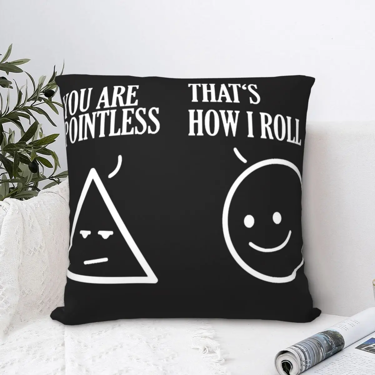 

Math Geometry Quote Gift Square Pillowcase Polyester Pillow Cover Velvet Cushion Zip Decorative Comfort Throw Pillow For Home
