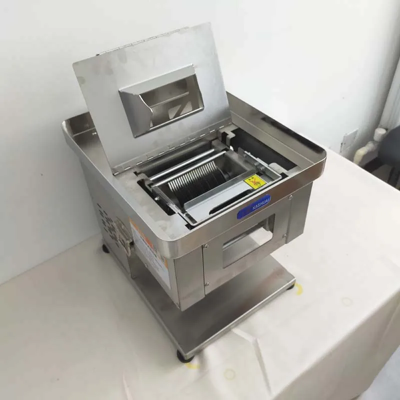 Commercial Automatic Chicken Breast Fresh Pork Beef Meat Slicing Cutting Machine Fresh Meat Shredding Slicing Machine 6