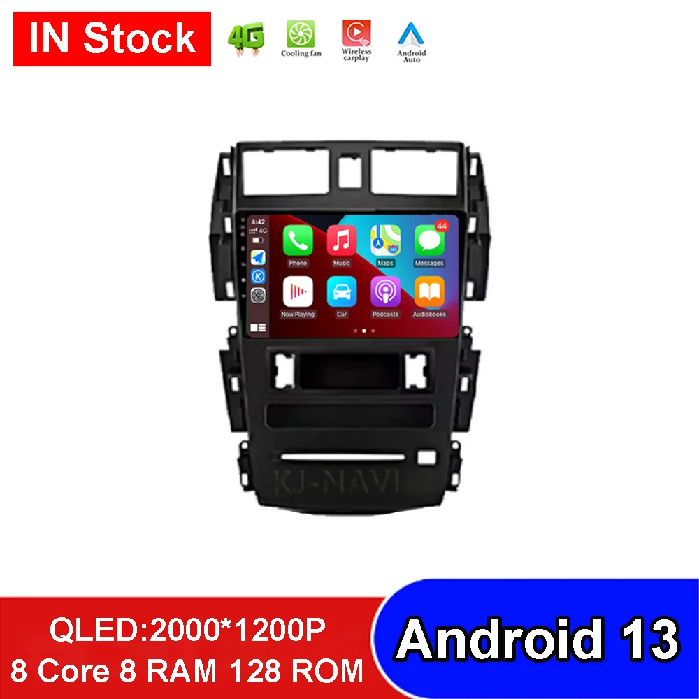 

Car Radio HD Screen Android 13 No 2din Dvd Video Player GPS Navigation For Nissan Teana J31 2003 - 2008 Bluetooth Audio Stereo