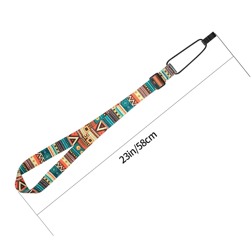 Miwayer Ethno-Stil Ukulele Gurt langlebig verstellbar Clip-On Hawaii Gitarren gürtel Schlinge Instrument Gitarre Zubehör – Detail 13