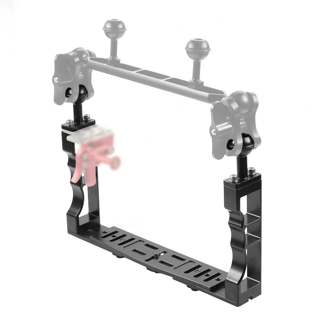 Aluminium Legierung Unterwasser Griff Stabilisator Tablett für Kamera Gehäuse Fall Tauchen Fach Halterung für GoPro DSLR Smartphones – Detail 8