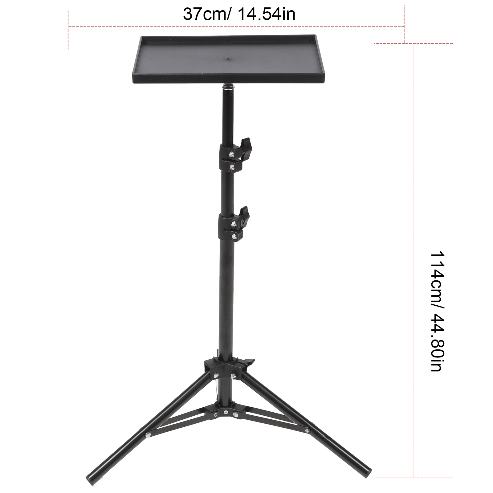 Universal Projector Tripod Stand Adjustable Height Tabletop Floor Projector Stand Bracket Camera Laptop Platform Holder images - 6