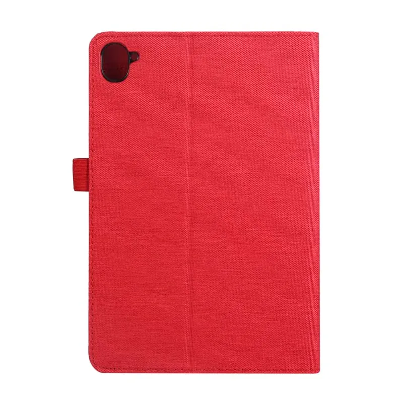 Jeans Fabric Flip Case with Stand Holder and Card Slots