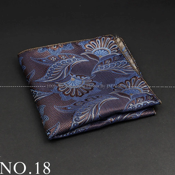 Männer Solide Farben Taschentuch Schals Vintage Paisley Männer Anzug Einstecktuch Hochzeit Kleid Brust Handtuch Anzug Zubehör Geschenk – Detail 18