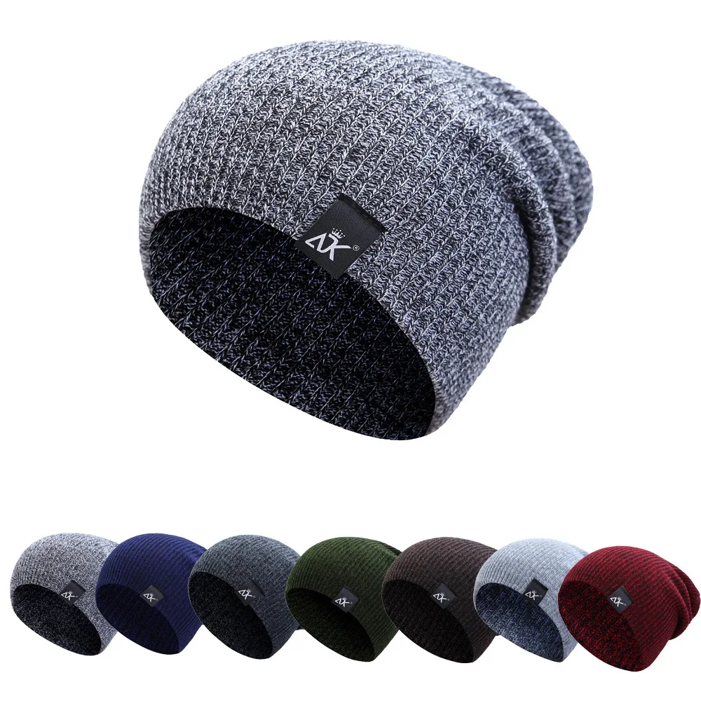 Women Men Fashion Knitted s Winter Hiking Running Beanie Hat Streetwear Hip Hop Bonnet Hat Unisex Warm Winter Casual_voghion.com