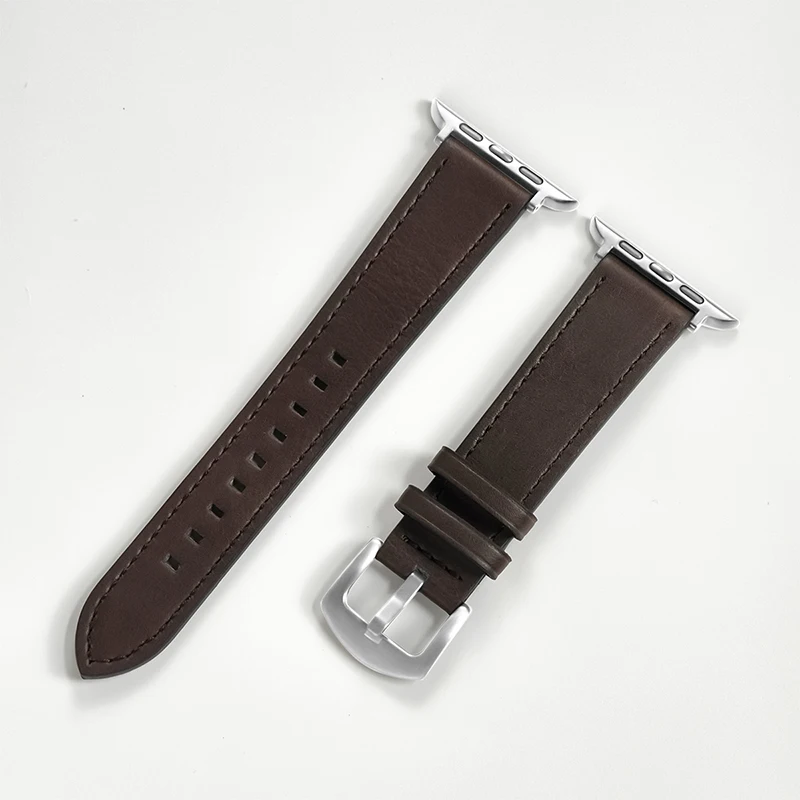Premium Leather Strap for Apple Watch - Men's High-Quality Band