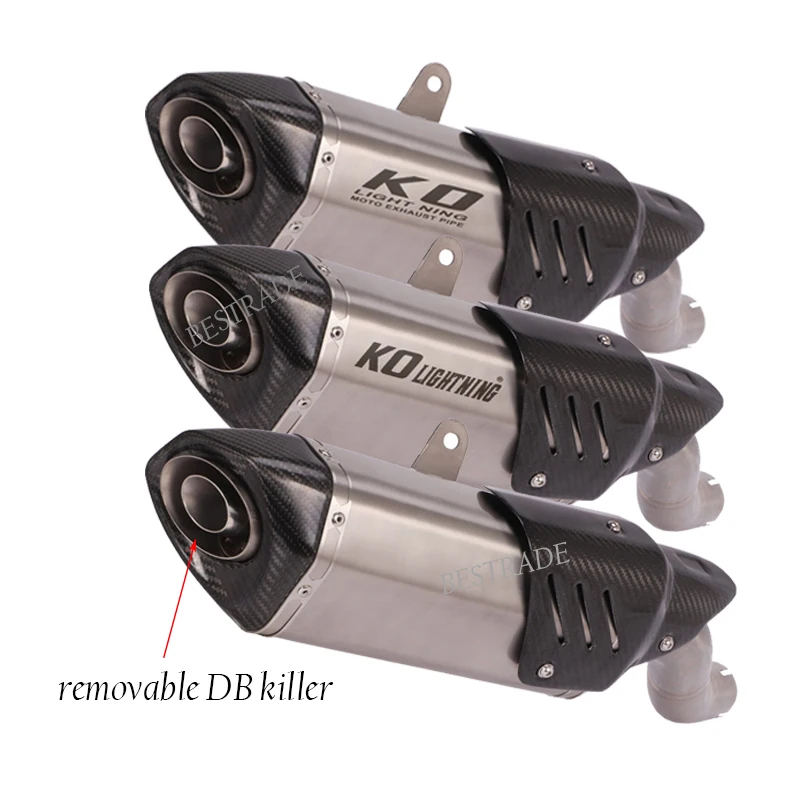 

For Honda CBR250 CBR250RR 2017-2022 Slip On Exhaust System Titanium Alloy Motorcycle Muffler Tail Pipe Front Connect Link Tube