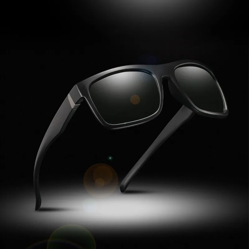 

Rectangle Men's Driving Photochromic Sunglasses for Men Polarized Sun Glasses Chameleon Discoloration Square Glasses UV400