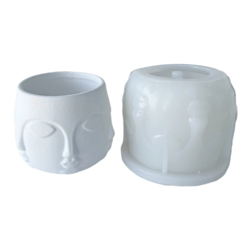 

Diy Flower Pot Silicone Molds Storage Box Resin Mold Gypsum Concrete Mould