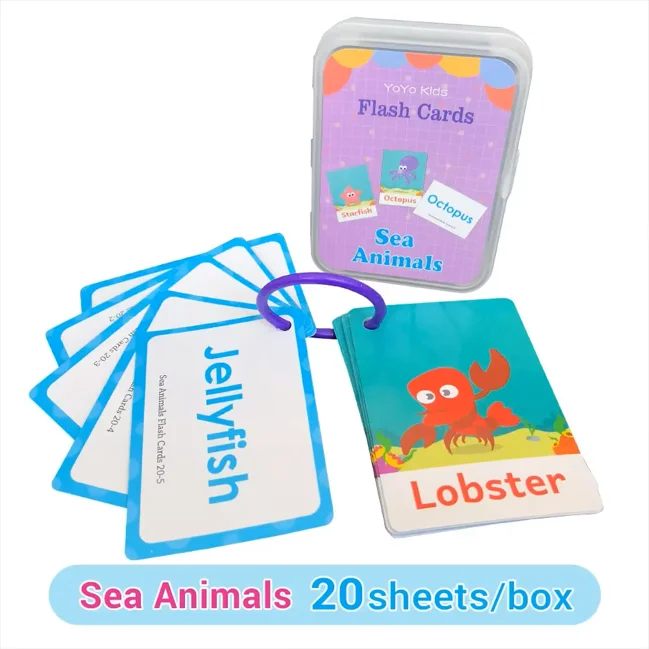 Bebek Montessori İngilizce Öğrenmek Kelime Kartı Yürümeye Başlayan Flashcards ABC Numaraları Meyve Hayvan Vücut Çocuklar için Eğitici Aydınlanma Kartı